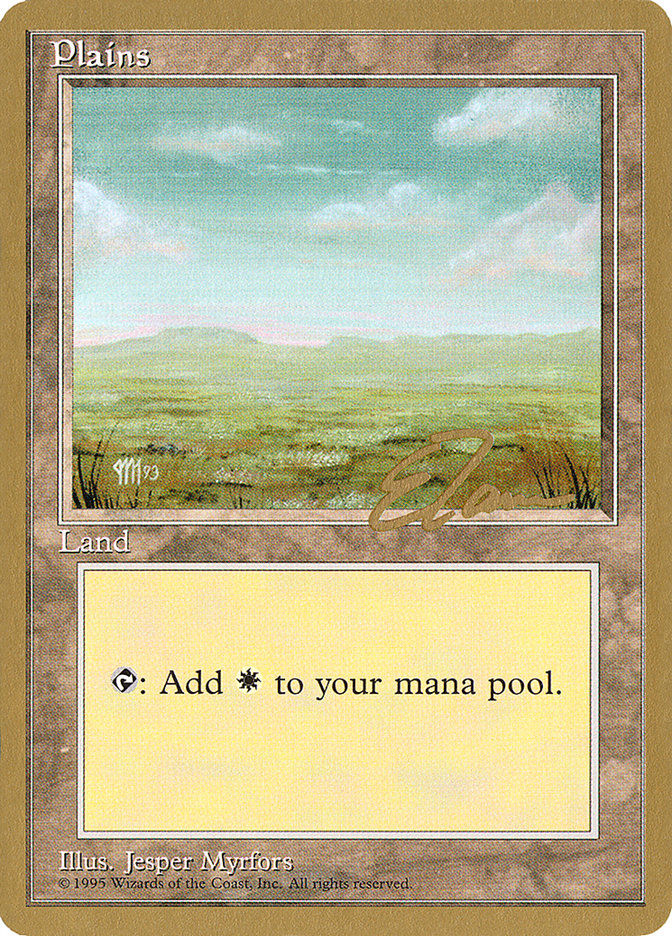 Plains (et364) (Eric Tam) [Pro Tour Collector Set] | Grognard Games