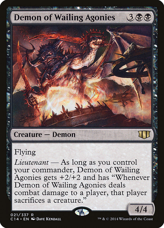 Demon of Wailing Agonies [Commander 2014] | Grognard Games