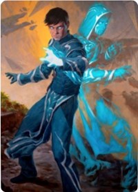 Jace, Mirror Mage 1 Art Card [Zendikar Rising Art Series] | Grognard Games