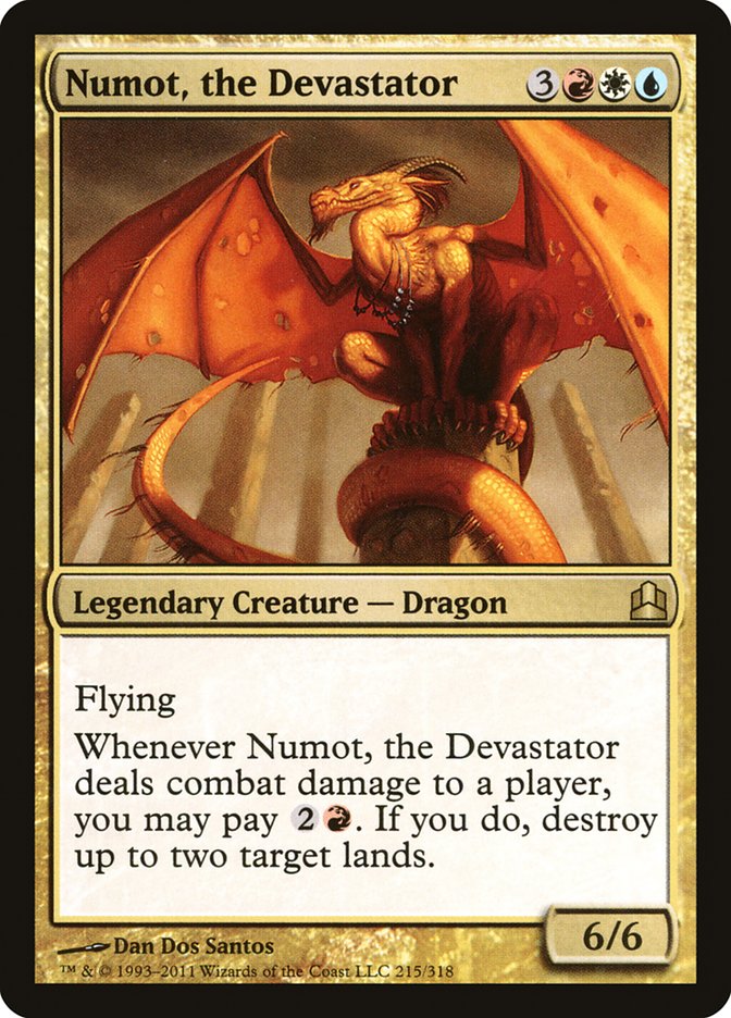 Numot, the Devastator [Commander 2011] | Grognard Games