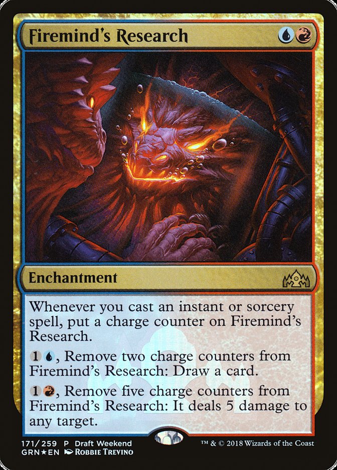 Firemind's Research (Draft Weekend) [Guilds of Ravnica Promos] | Grognard Games