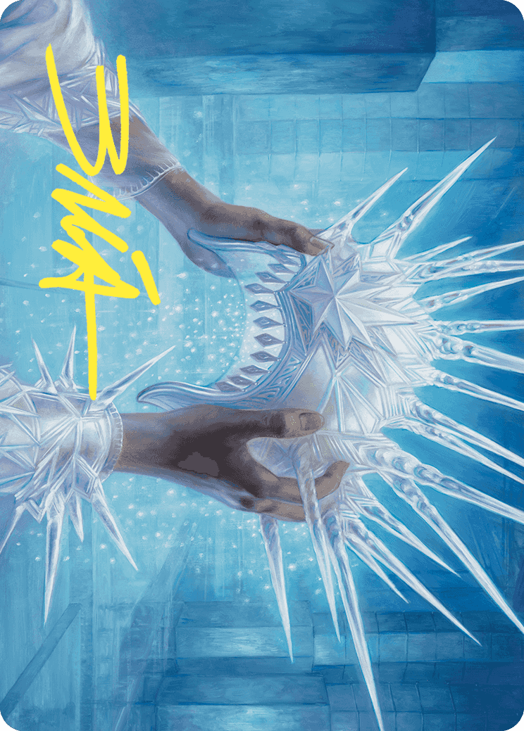 Hylda's Crown of Winter Art Card (Gold-Stamped Signature) [Wilds of Eldraine Art Series] | Grognard Games