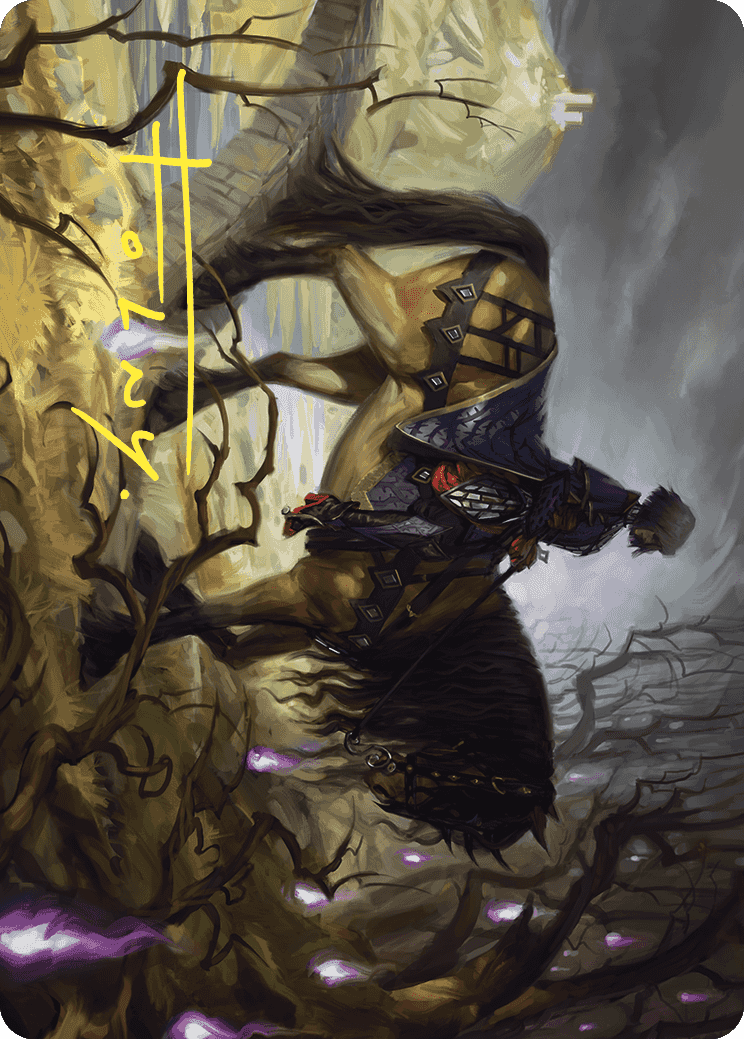 Rowan's Grim Search Art Card (Gold-Stamped Signature) [Wilds of Eldraine Art Series] | Grognard Games