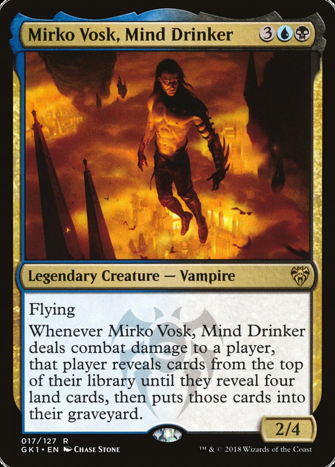 Mirko Vosk, Mind Drinker [Guilds of Ravnica Guild Kit] | Grognard Games