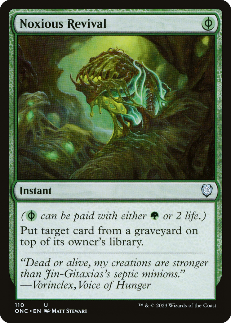 Noxious Revival [Phyrexia: All Will Be One Commander] | Grognard Games