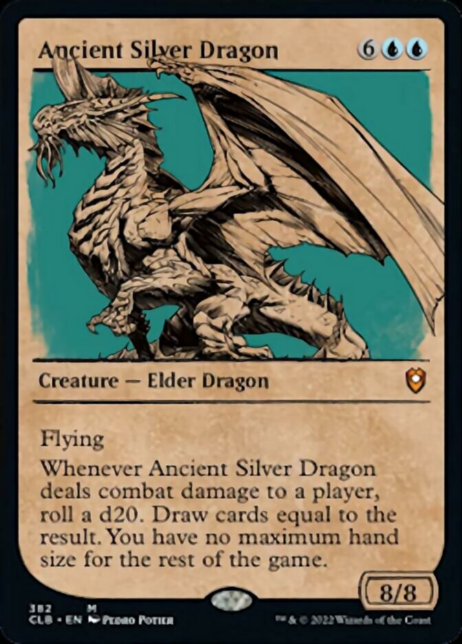 Ancient Silver Dragon (Showcase) [Commander Legends: Battle for Baldur's Gate] | Grognard Games