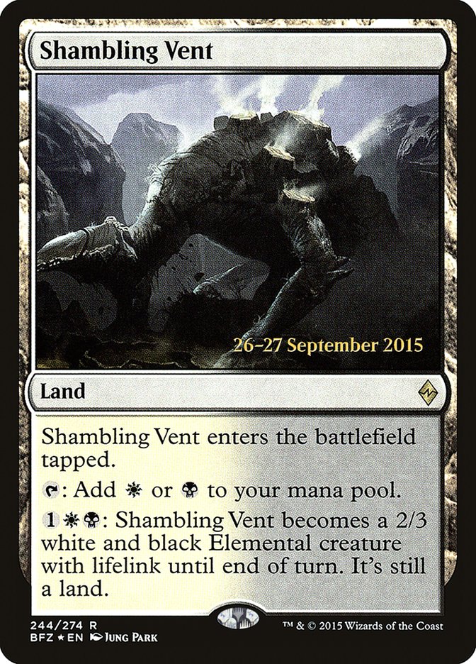 Shambling Vent  [Battle for Zendikar Prerelease Promos] | Grognard Games