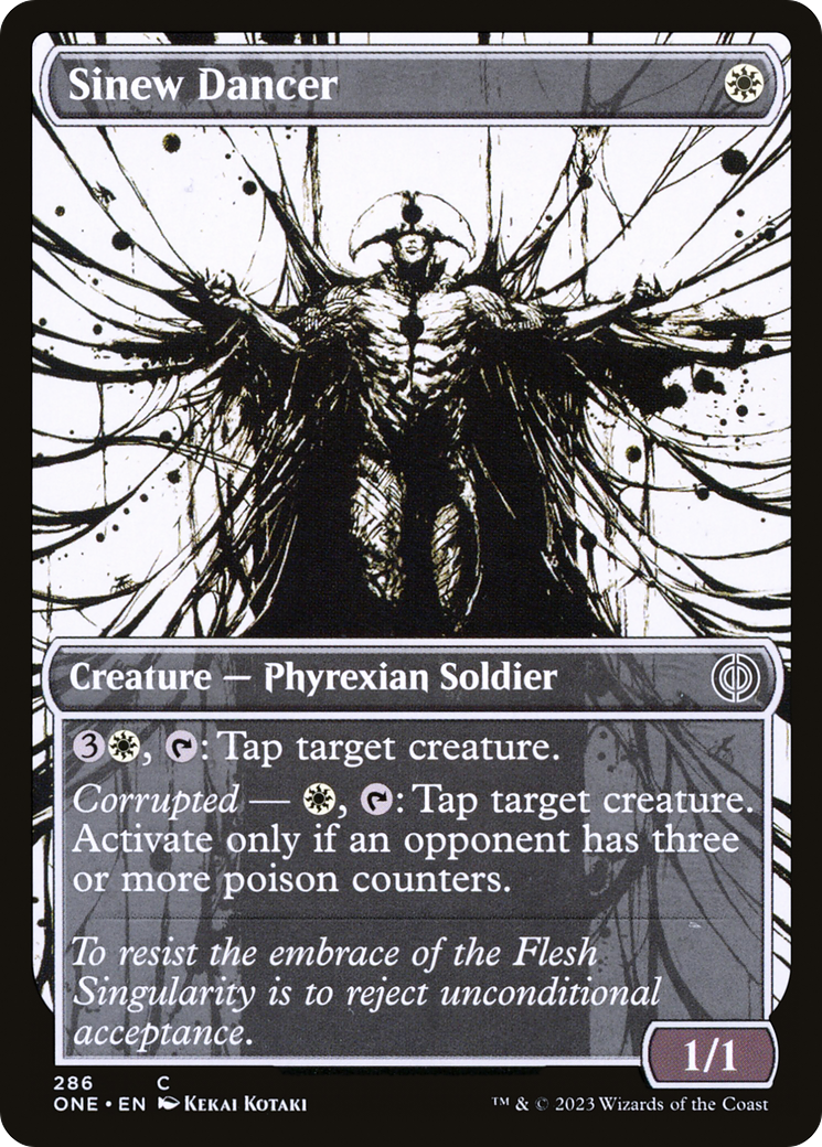 Sinew Dancer (Showcase Ichor) [Phyrexia: All Will Be One] | Grognard Games