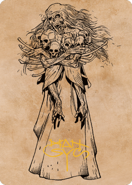 Myrkul, Lord of Bones Art Card (73) (Gold-Stamped Signature) [Commander Legends: Battle for Baldur's Gate Art Series] | Grognard Games