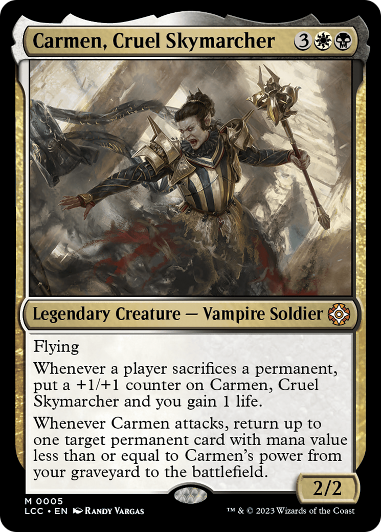 Carmen, Cruel Skymarcher [The Lost Caverns of Ixalan Commander] | Grognard Games