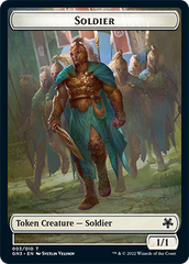 Soldier // Elf Warrior Double-Sided Token [Game Night: Free-for-All Tokens] | Grognard Games