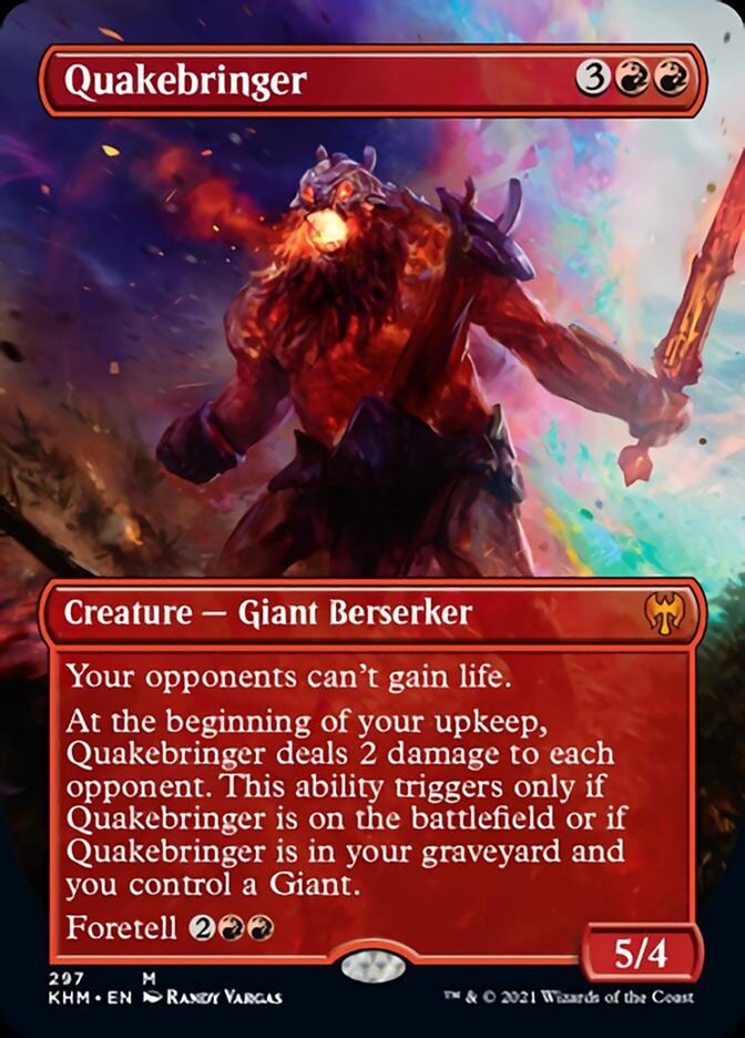 Quakebringer (Borderless Alternate Art) [Kaldheim] | Grognard Games