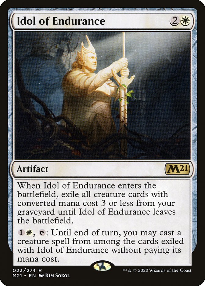 Idol of Endurance [Core Set 2021] | Grognard Games