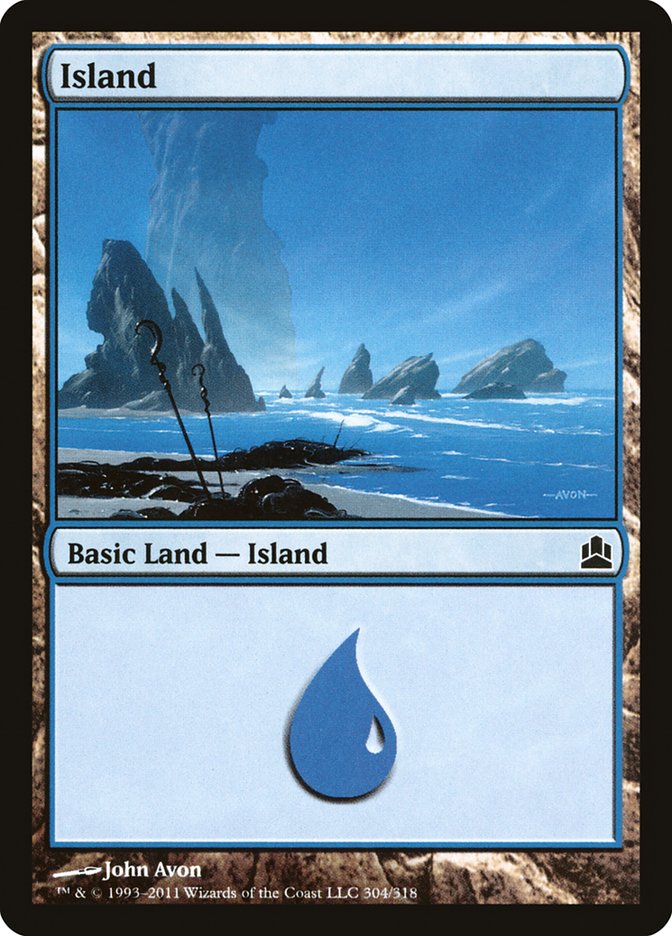 Island (304) [Commander 2011] | Grognard Games