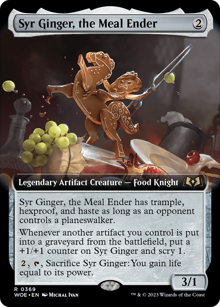 Syr Ginger, the Meal Ender (Extended Art) [Wilds of Eldraine] | Grognard Games