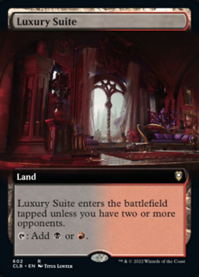 Luxury Suite (Extended Art) [Commander Legends: Battle for Baldur's Gate] | Grognard Games