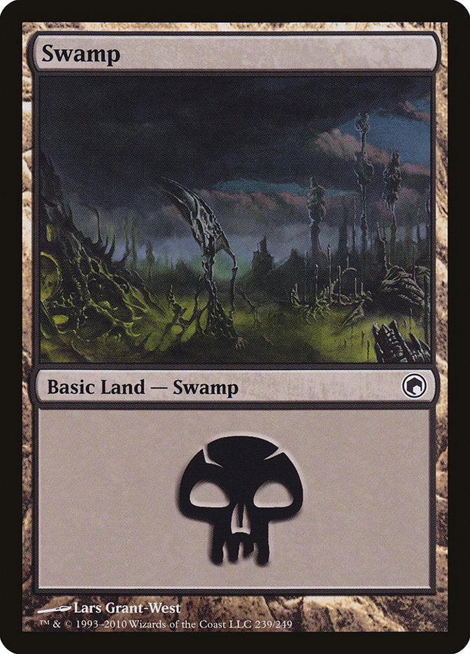 Swamp (239) [Scars of Mirrodin] | Grognard Games