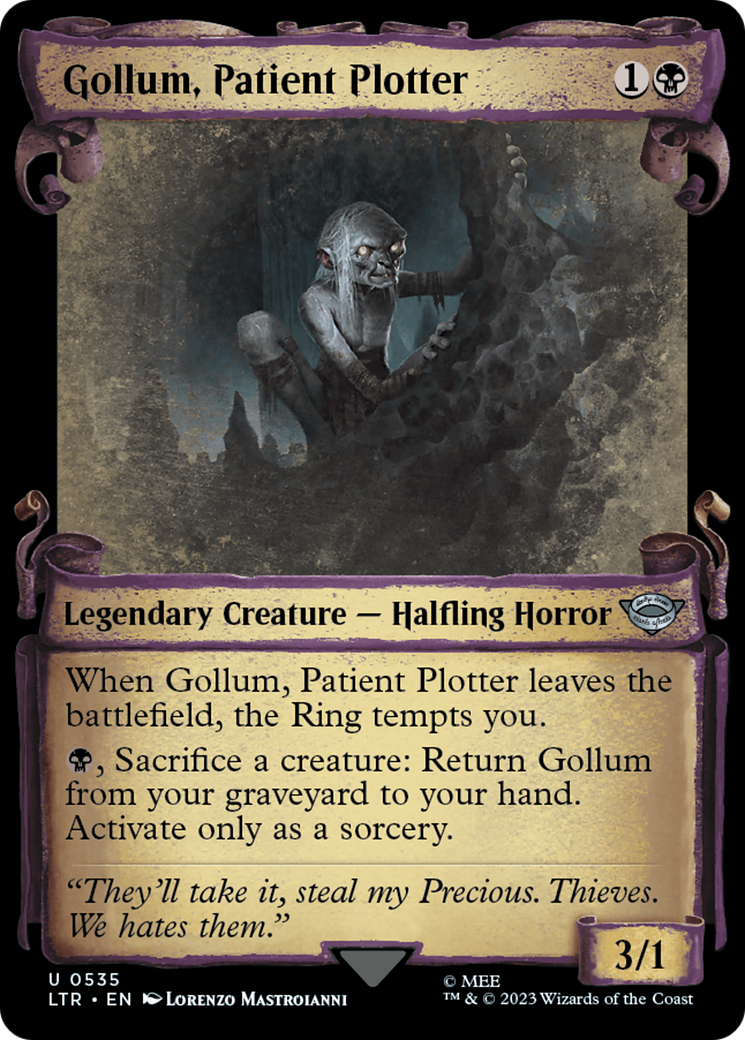 Gollum, Patient Plotter [The Lord of the Rings: Tales of Middle-Earth Showcase Scrolls] | Grognard Games