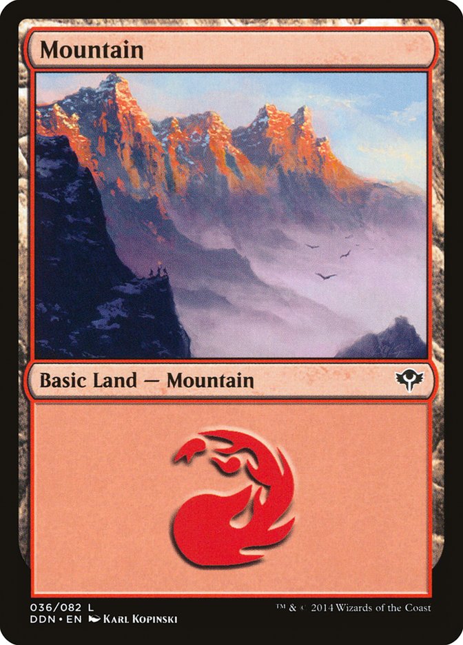 Mountain (36) [Duel Decks: Speed vs. Cunning] | Grognard Games