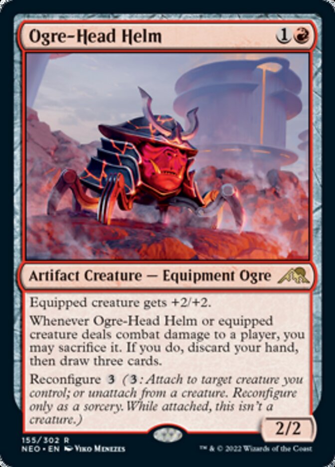 Ogre-Head Helm [Kamigawa: Neon Dynasty] | Grognard Games