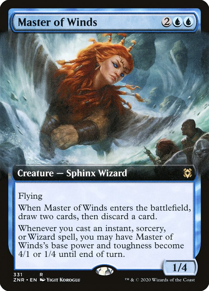 Master of Winds (Extended) [Zendikar Rising] | Grognard Games