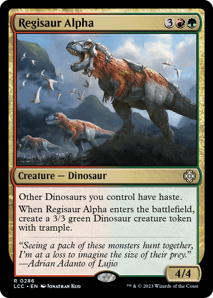 Regisaur Alpha [The Lost Caverns of Ixalan Commander] | Grognard Games