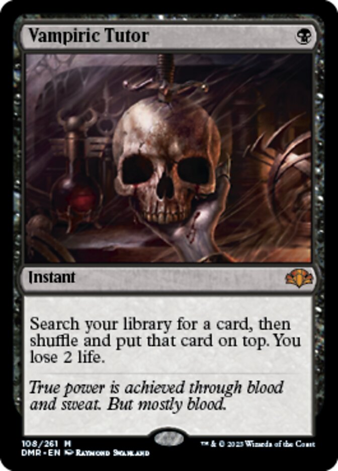 Vampiric Tutor [Dominaria Remastered] | Grognard Games