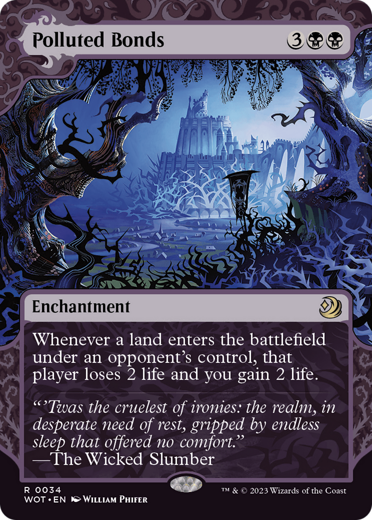 Polluted Bonds [Wilds of Eldraine: Enchanting Tales] | Grognard Games