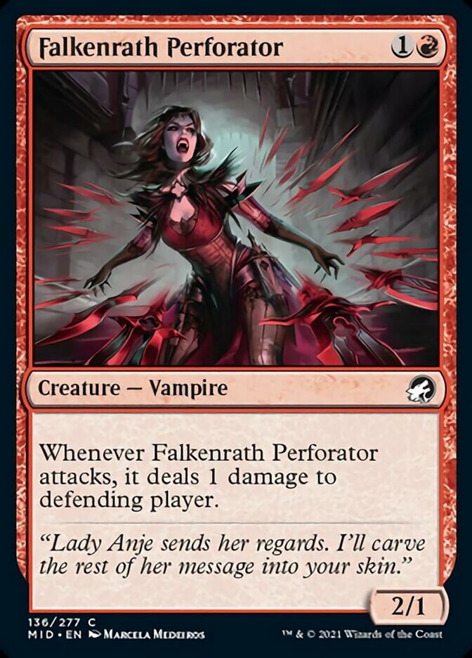 Falkenrath Perforator [Innistrad: Midnight Hunt] | Grognard Games