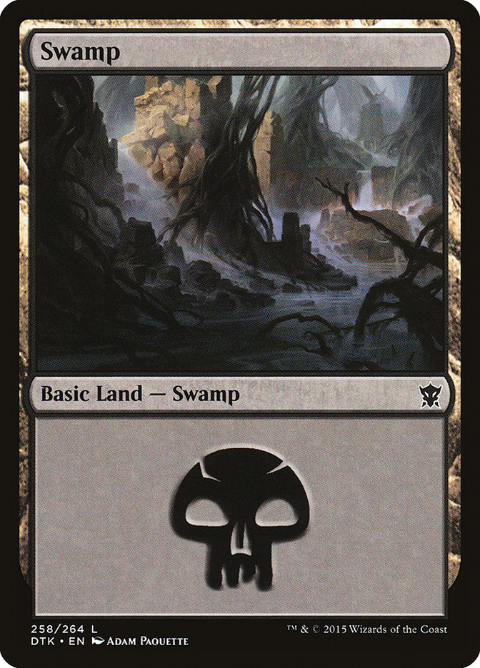 Swamp (258) [Dragons of Tarkir] | Grognard Games