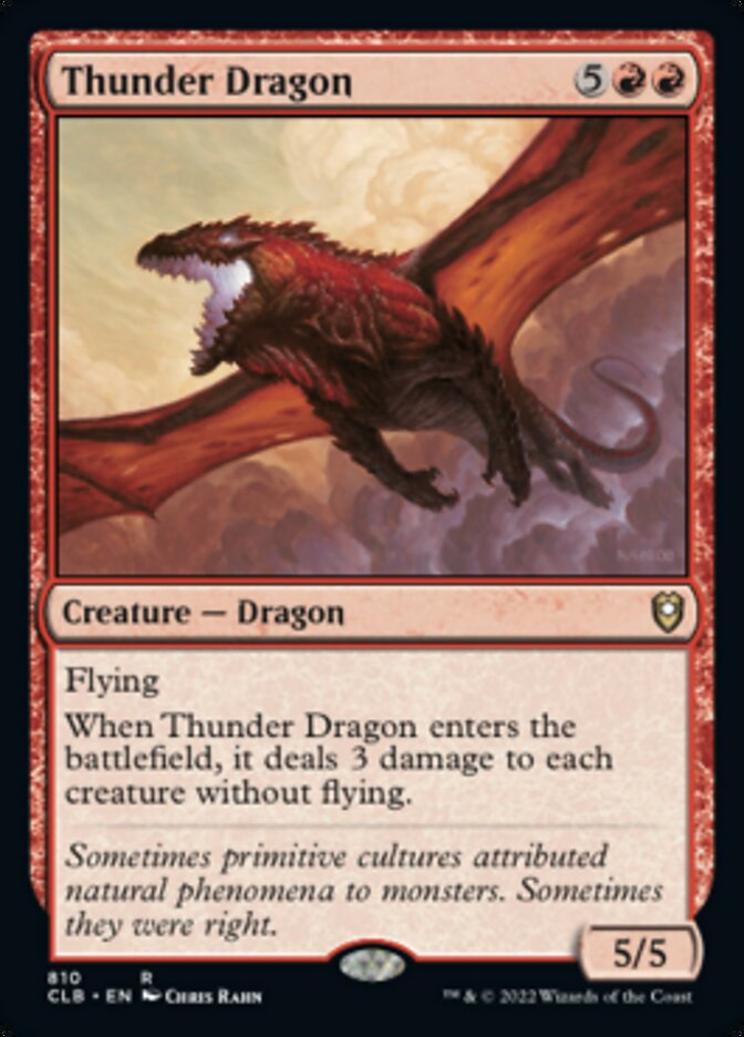 Thunder Dragon [Commander Legends: Battle for Baldur's Gate] | Grognard Games