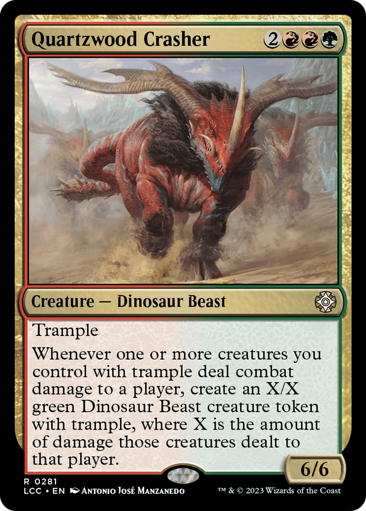 Quartzwood Crasher [The Lost Caverns of Ixalan Commander] | Grognard Games