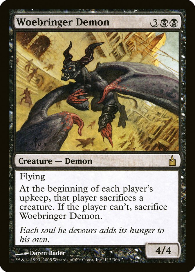 Woebringer Demon [Ravnica: City of Guilds] | Grognard Games