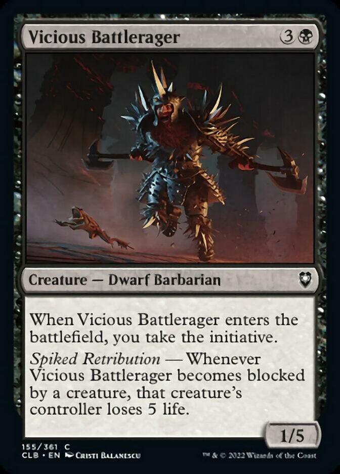 Vicious Battlerager [Commander Legends: Battle for Baldur's Gate] | Grognard Games