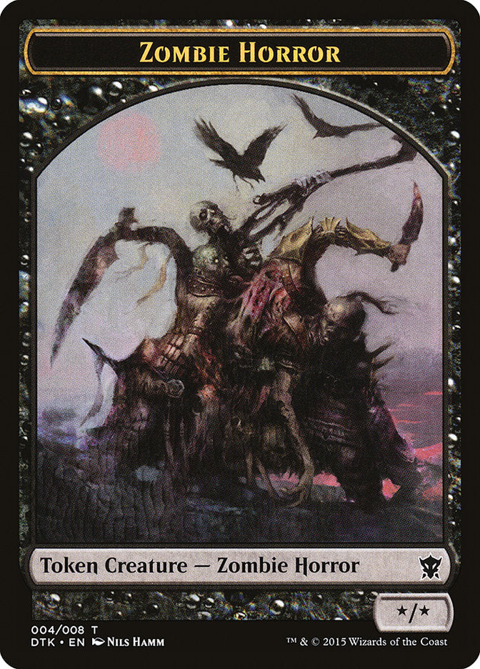 Zombie Horror [Dragons of Tarkir Tokens] | Grognard Games
