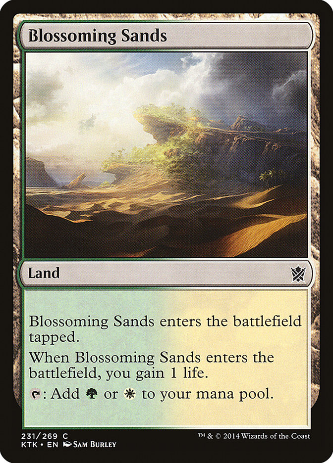 Blossoming Sands [Khans of Tarkir] | Grognard Games