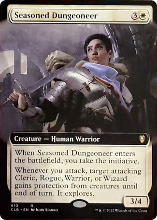 Seasoned Dungeoneer (Extended Art) [Commander Legends: Battle for Baldur's Gate] | Grognard Games