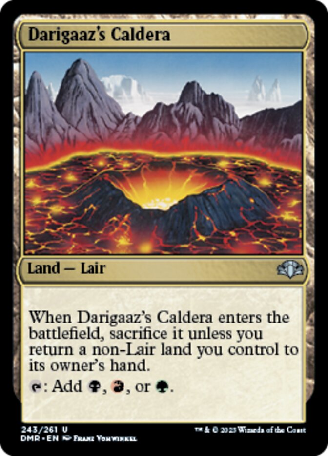 Darigaaz's Caldera [Dominaria Remastered] | Grognard Games