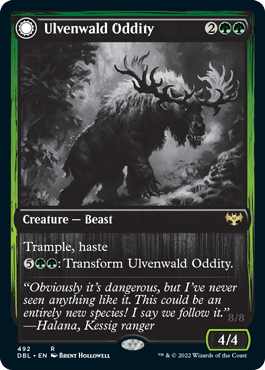Ulvenwald Oddity // Ulvenwald Behemoth [Innistrad: Double Feature] | Grognard Games