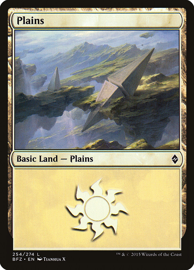 Plains (254a) [Battle for Zendikar] | Grognard Games