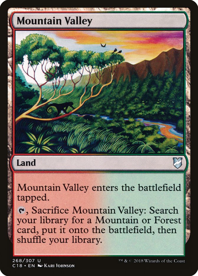 Mountain Valley [Commander 2018] | Grognard Games