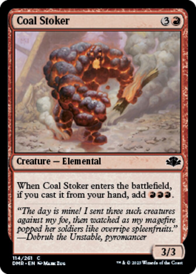 Coal Stoker [Dominaria Remastered] | Grognard Games