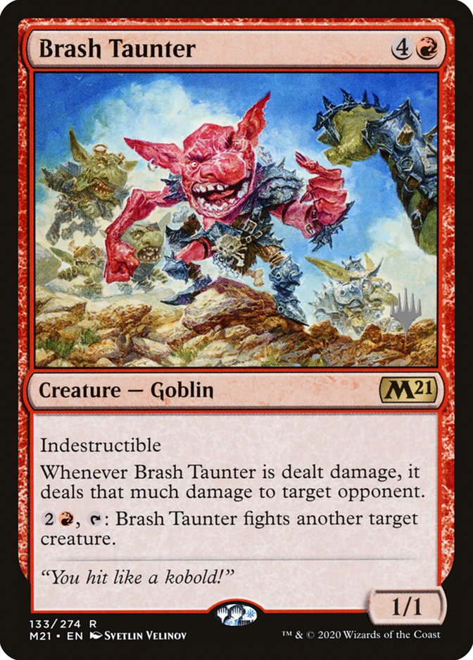 Brash Taunter (Promo Pack) [Core Set 2021 Promos] | Grognard Games