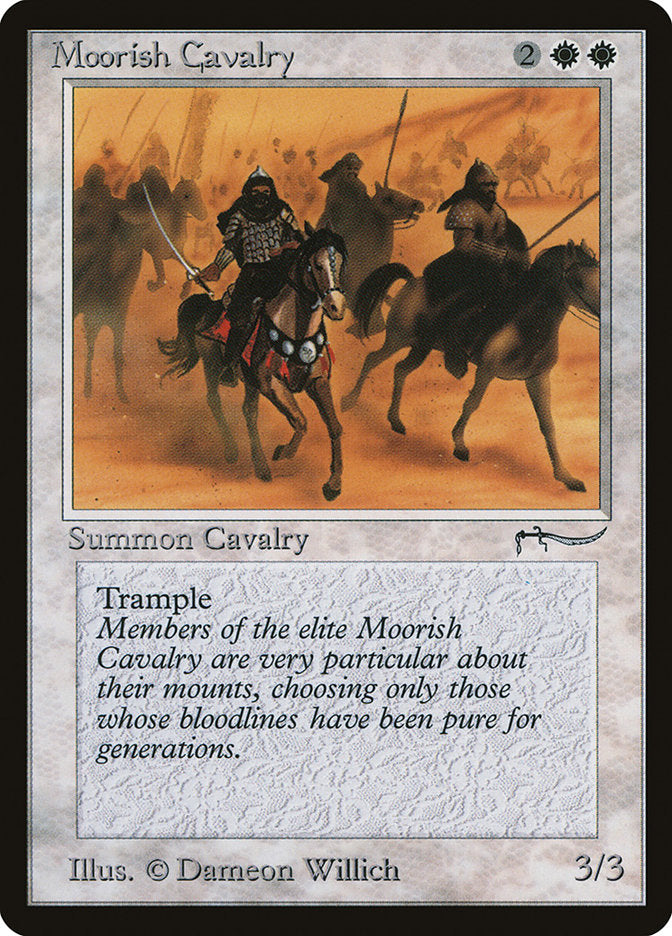 Moorish Cavalry (Dark Mana Cost) [Arabian Nights] | Grognard Games
