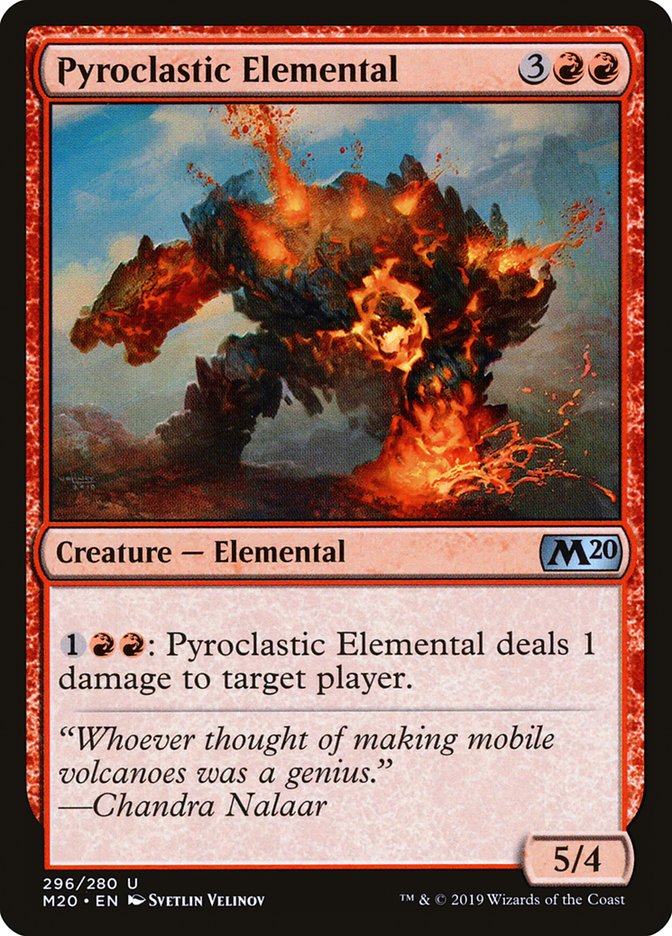 Pyroclastic Elemental [Core Set 2020] | Grognard Games