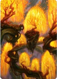 Grove of the Burnwillows Art Card [Zendikar Rising Art Series] | Grognard Games