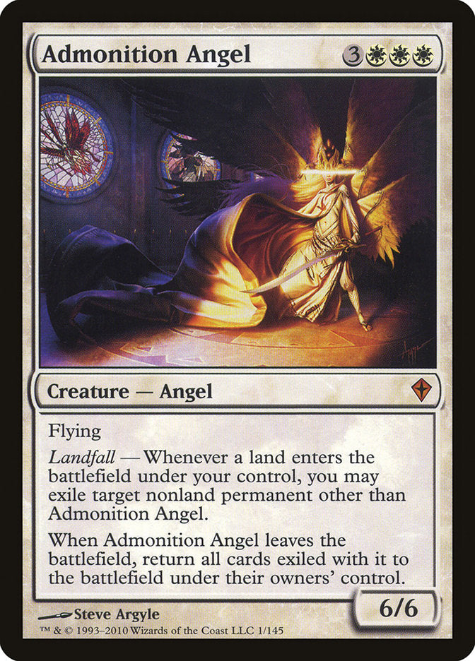 Admonition Angel [Worldwake] | Grognard Games