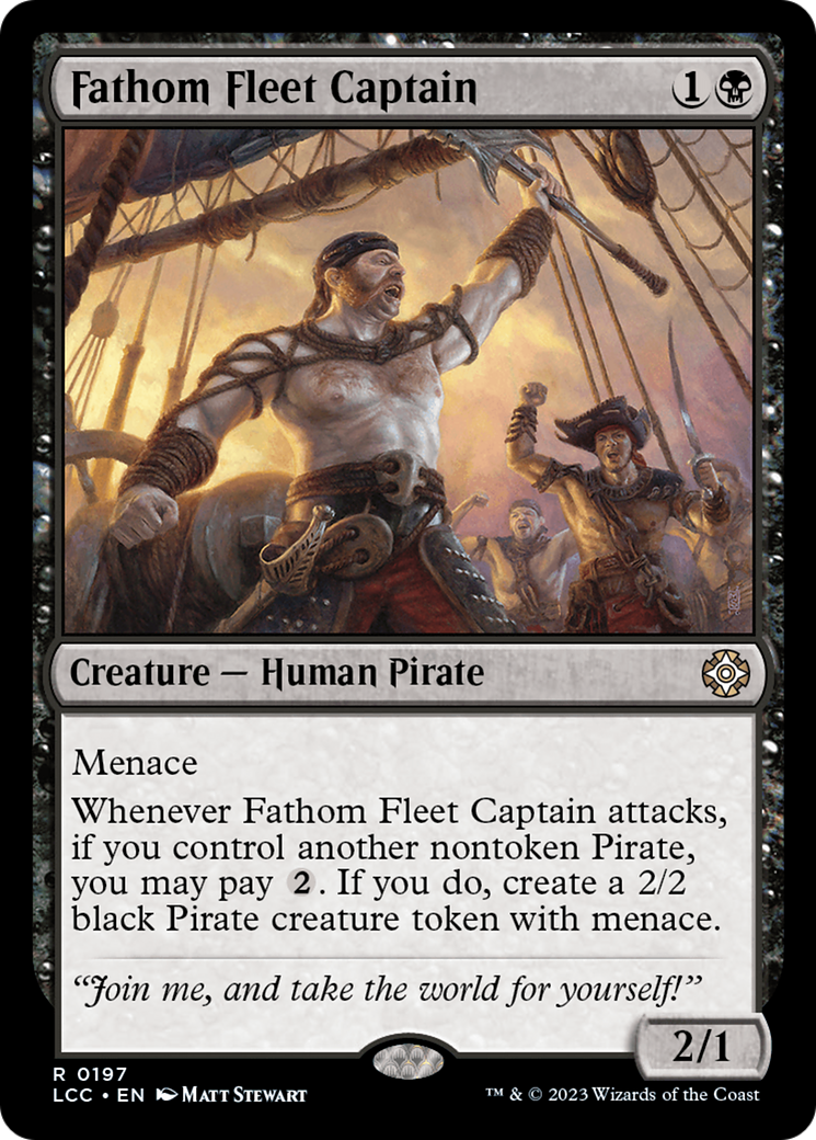 Fathom Fleet Captain [The Lost Caverns of Ixalan Commander] | Grognard Games