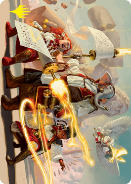 Lorehold Command Art Card (Gold-Stamped Signature) [Strixhaven: School Grognard Games Lorehold Command Art Card (Gold-Stamped Signature) [Strixhaven: School Grognard Games