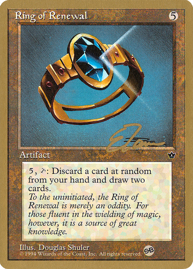 Ring of Renewal (Eric Tam) (SB) [Pro Tour Collector Set] | Grognard Games